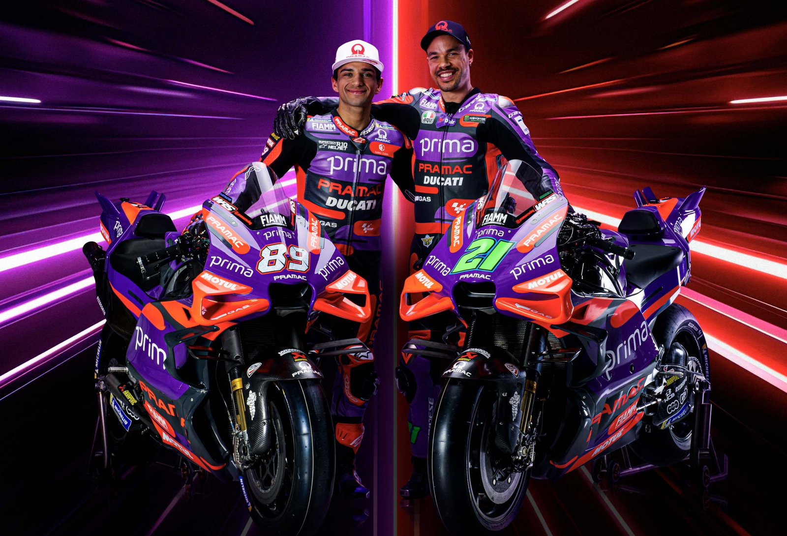 FIRST LOOK: Martin, Morbidelli present 2024 Pramac MotoGP livery